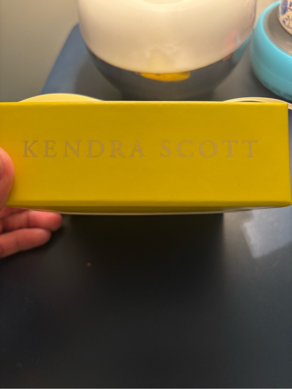 Kendra Scott Gold Necklace with Royal Blue Stone - Picture 2 of 3